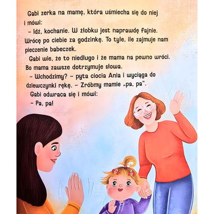 Gabi pierwszy dzień w żłobku - książka dla dzieci - poznawanie nowego miejsca.
