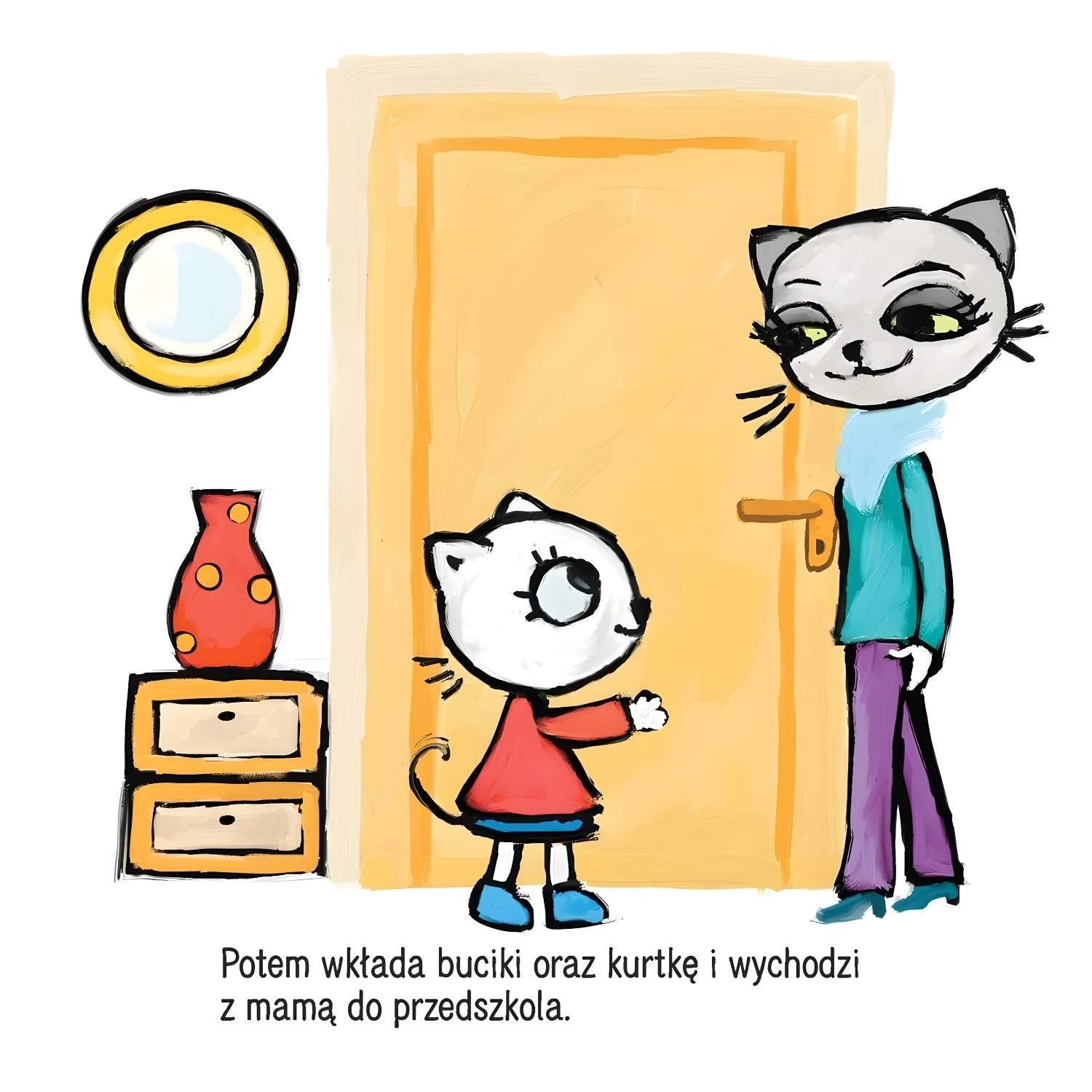 Seria Kicia Kocia książka dla maluchów o przedszkolu.