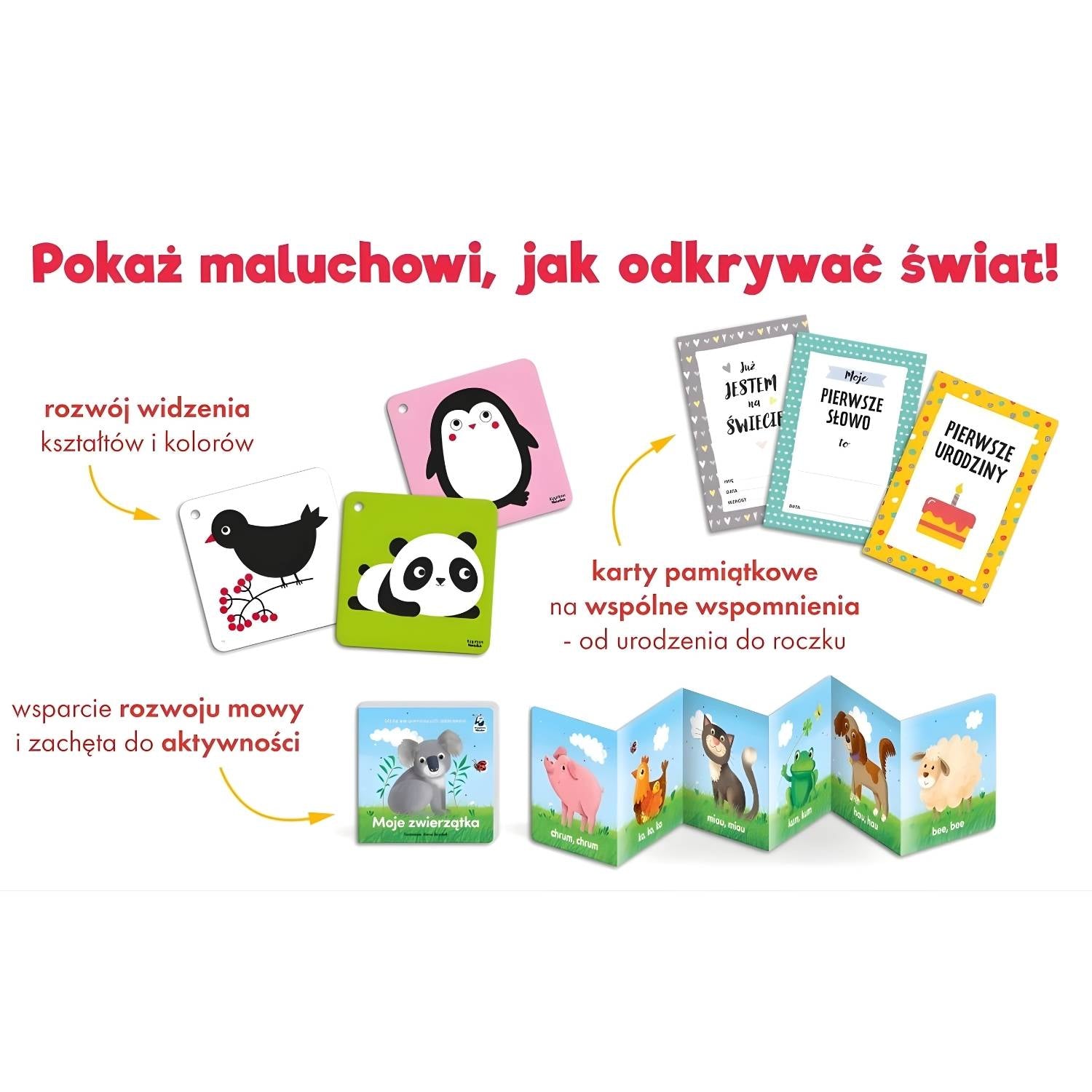Mój pierwszy rok zestaw dla malucha 0-12 miesięcy Kapitan Nauka zabawa i rozwój niemowlęcia