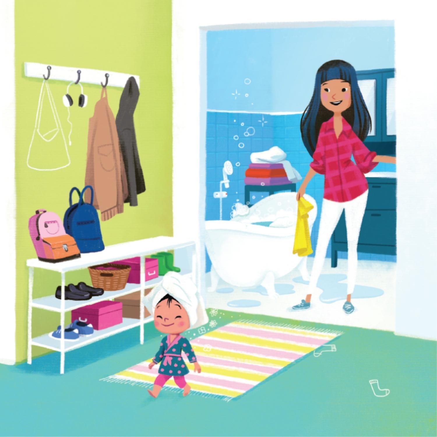 Marcin. Czas przed ekranem ilustracja codziennego życia chłopca i jego rodziny.