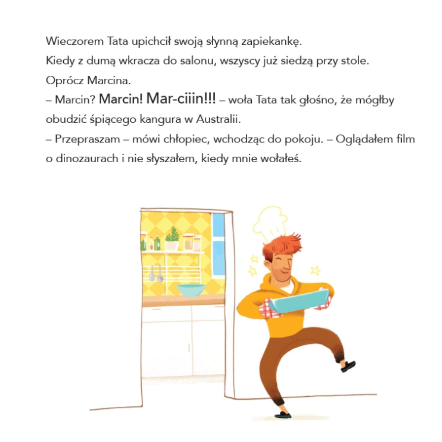 Marcin. Czas przed ekranem ilustracja codziennego życia chłopca i jego rodziny.