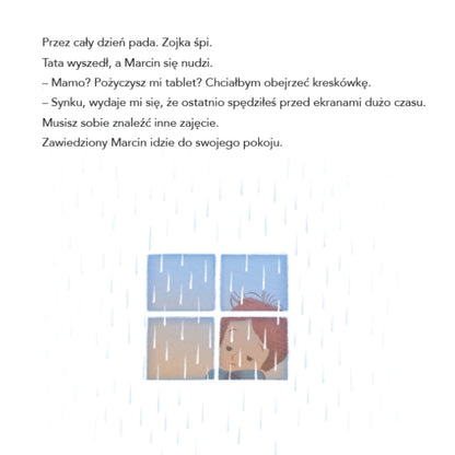 Marcin. Czas przed ekranem scena pokazująca emocje dziecka związane z ograniczeniami.