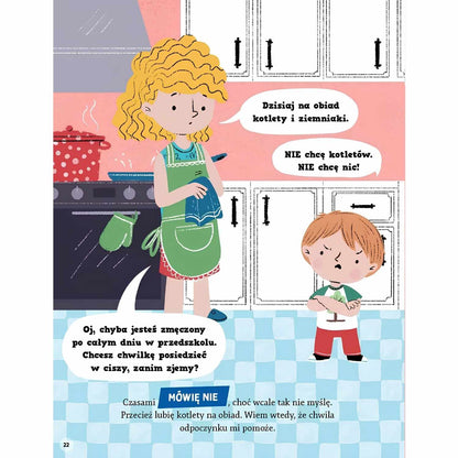 Mówię NIE Porozmawiaj ze mną książka dla dzieci - ilustracja.