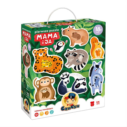 CzuCzu Pierwsze puzzle Mama i ja – edukacyjne puzzle dla malucha 18m+