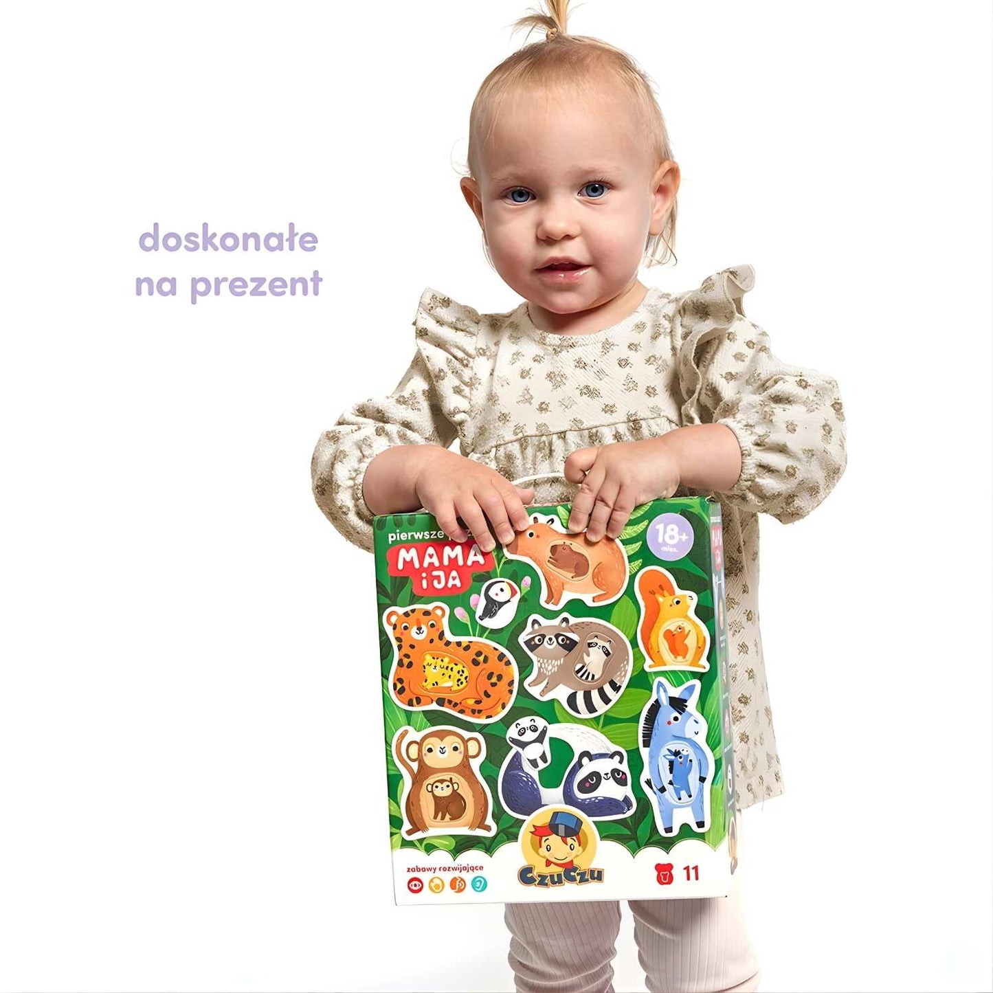 Puzzle CzuCzu Mama i ja – duże elementy do pierwszego układania.