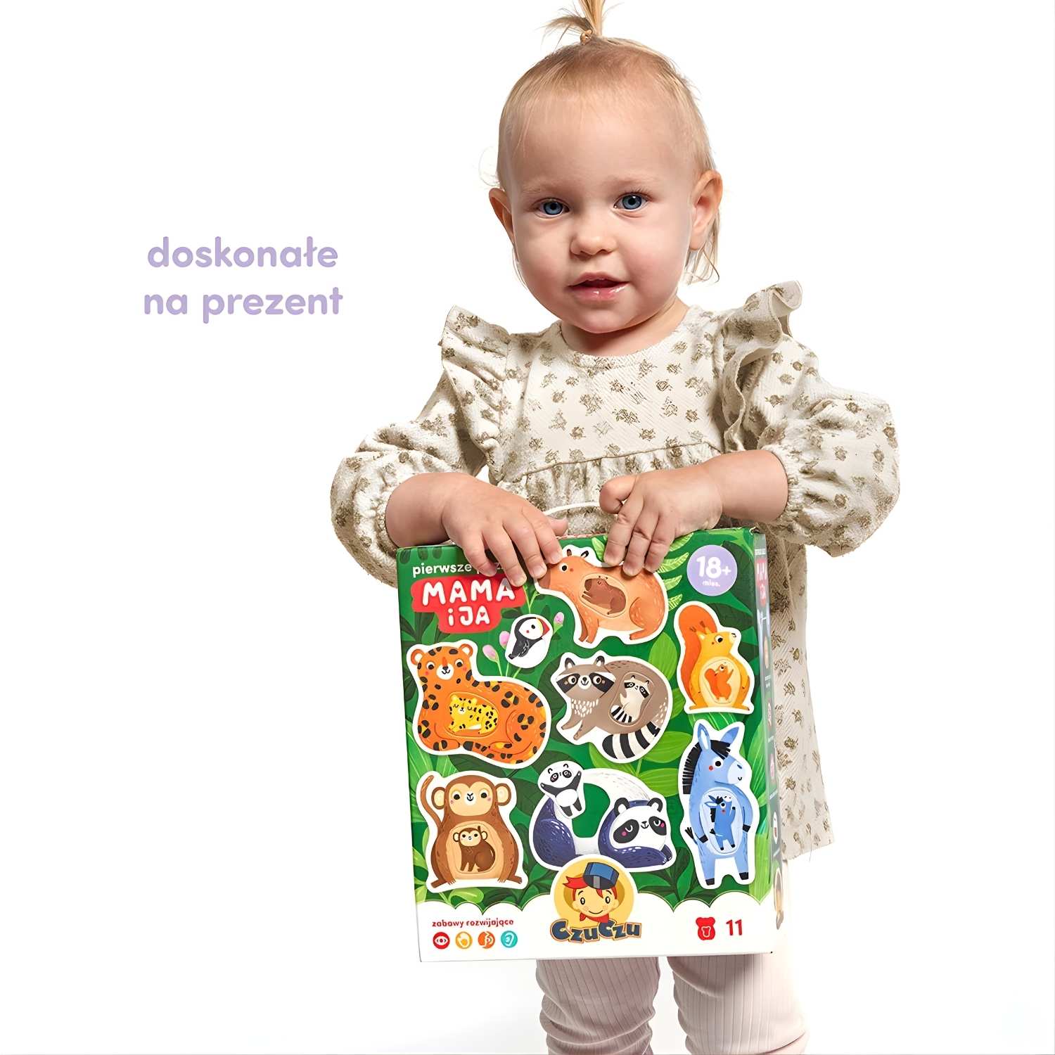 Puzzle CzuCzu Mama i ja – duże elementy do pierwszego układania.