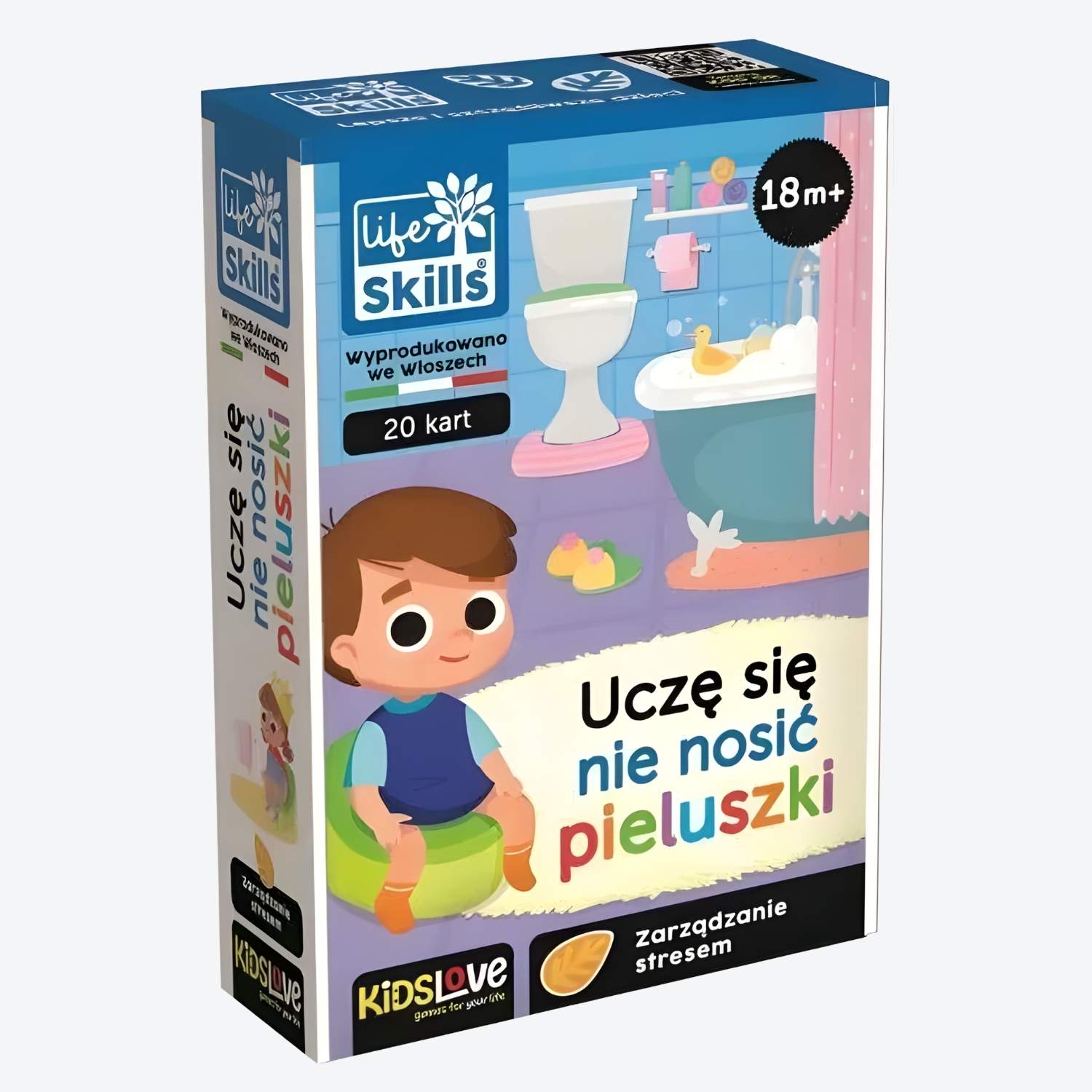 Gra edukacyjna Uczę się nie nosić pieluszki Lisciani dla dzieci od 18 miesięcy.
