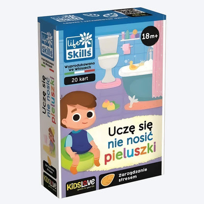 Gra edukacyjna Uczę się nie nosić pieluszki Lisciani dla dzieci od 18 miesięcy.