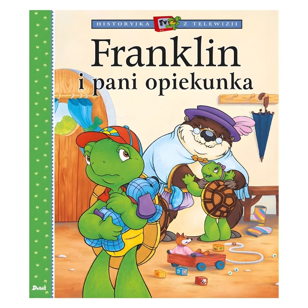 Franklin i Pani Opiekunka - książeczka Paulette Bourgeois Wydawnictwo Debit.
