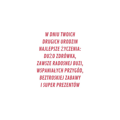 Karnet na 2. urodziny Armin Style - życzenia