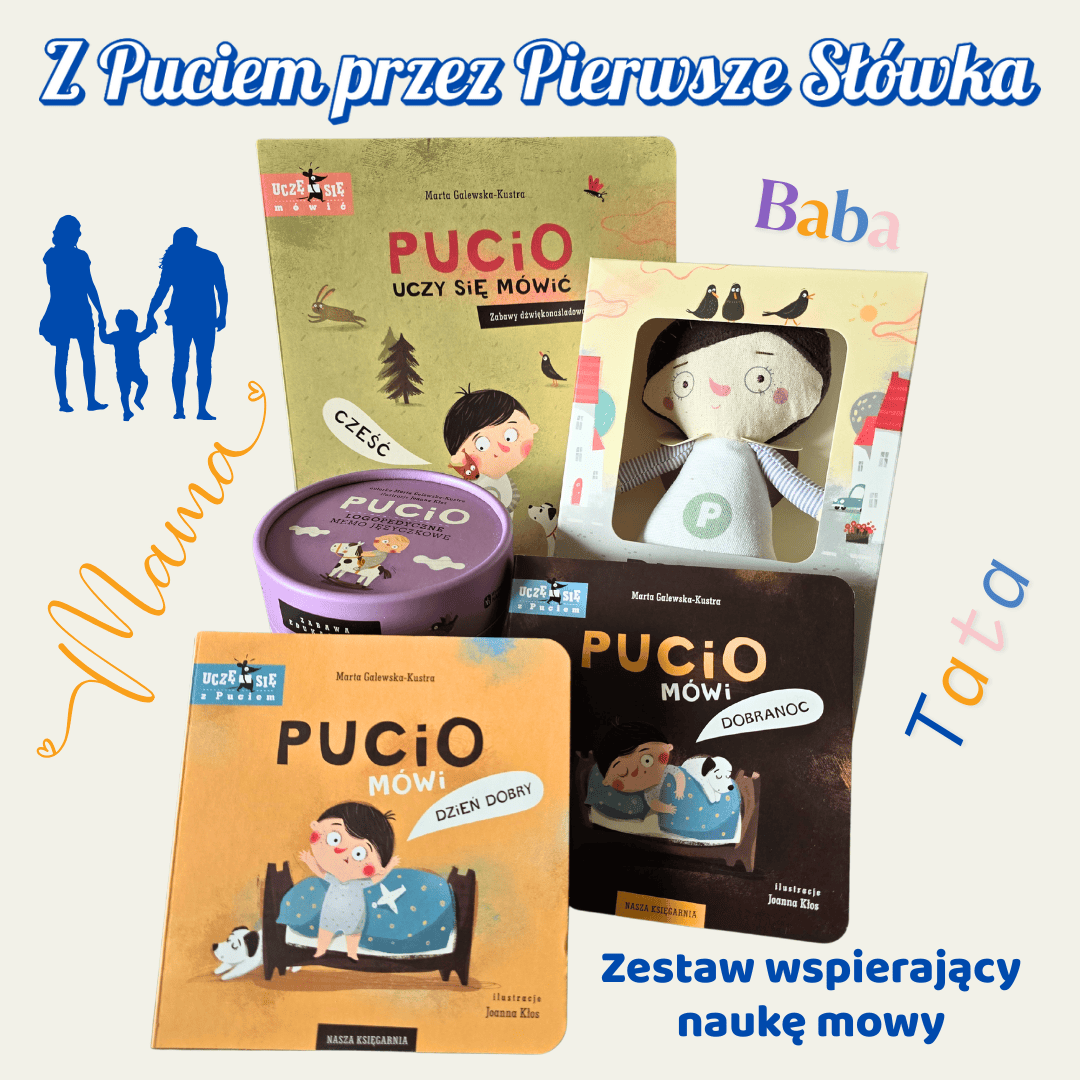 Z Puciem przez Pierwsze Słówka - zestaw wspierający naukę mowy