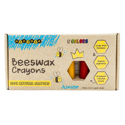 Opakowanie kredek woskowych - 6 sztuk.