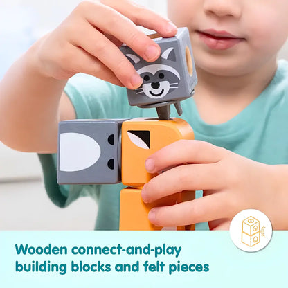 Drewniane klocki Blockables Woodland Friends Melissa & Doug