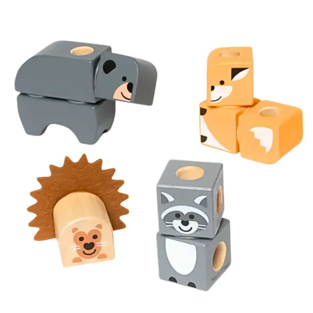 Klocki manipulacyjne Melissa & Doug z leśnymi zwierzątkami