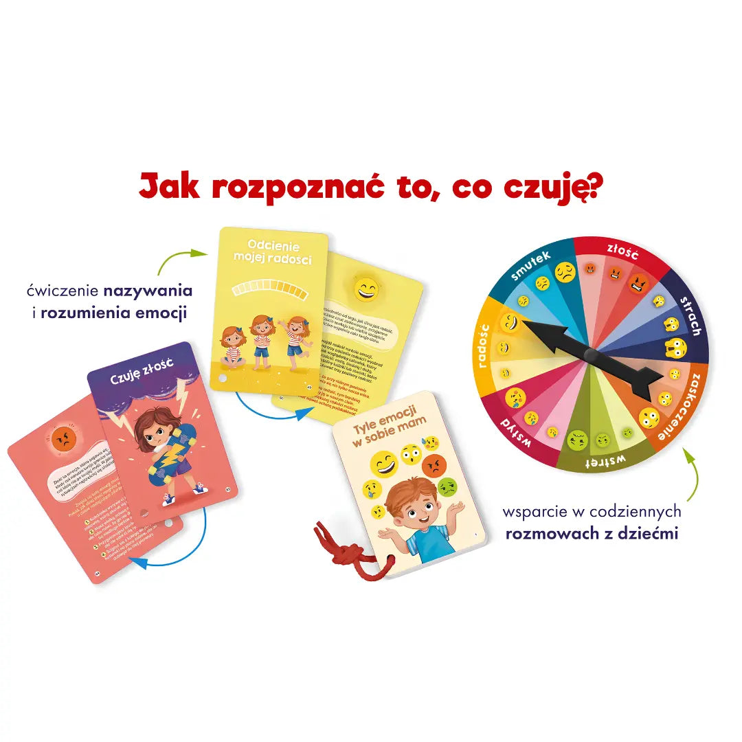 Emocje. Zabawy dla dzieci – koło emocji i aktywności dla przedszkolaka.