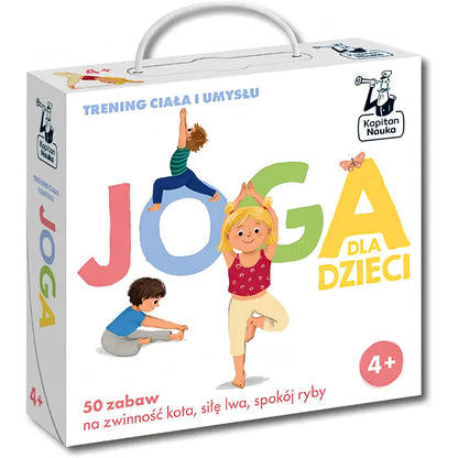 Joga dla dzieci Trening ciała i umysłu Kapitan Nauka zestaw kart edukacyjnych do zabawy ruchem