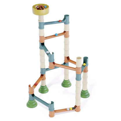 Tor kulkowy PlayBio Migoga Marble Run Quercetti rozwijający logiczne myślenie dziecka.