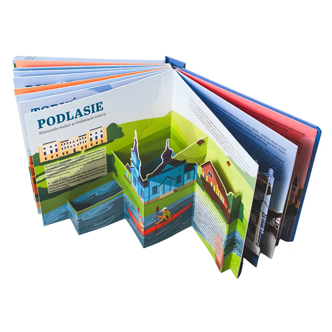 Polska POP-UP – edukacyjna książka pop-up dla przedszkolaka.