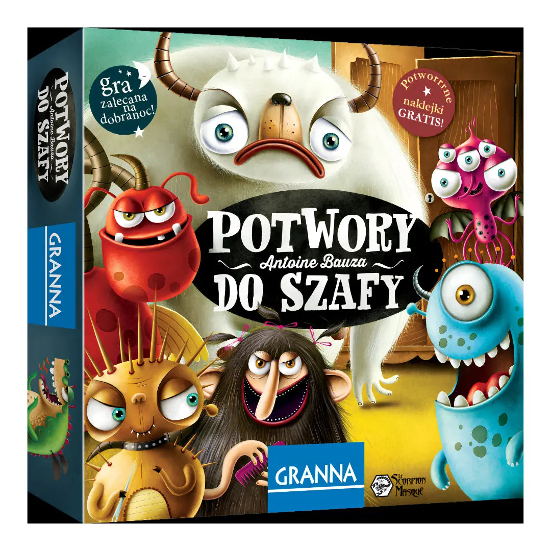 Potwory do szafy – edukacyjna gra planszowa o pokonywaniu lęków